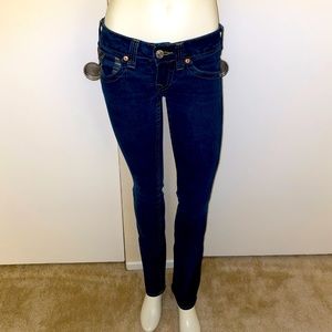 True Religion Low Rise Boot Cut Jeans